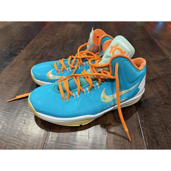 Size 7Y - Nike Basketball Shoes KD‎ 5 Easter 2013 Activewear Comfort Colorful main image 6